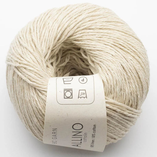 BC Garn Allino - 50% Cotton 50% Linen - 50g 125m - DK 8ply