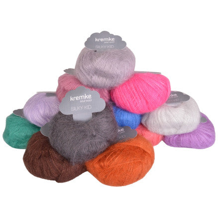 Kid Silk Mohair 72% mohair 28% Silk - 25g 210m - Kremke Soul Wool