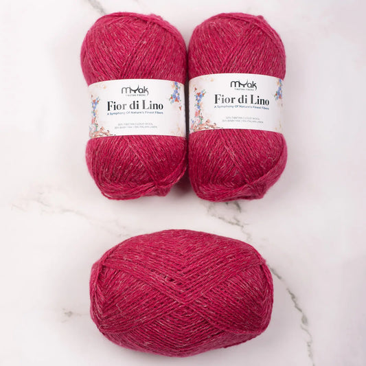 mYak Fior di Lino - 50% Tibetan Cloud Wool, 35% Baby Yak & 15% Italian Linen