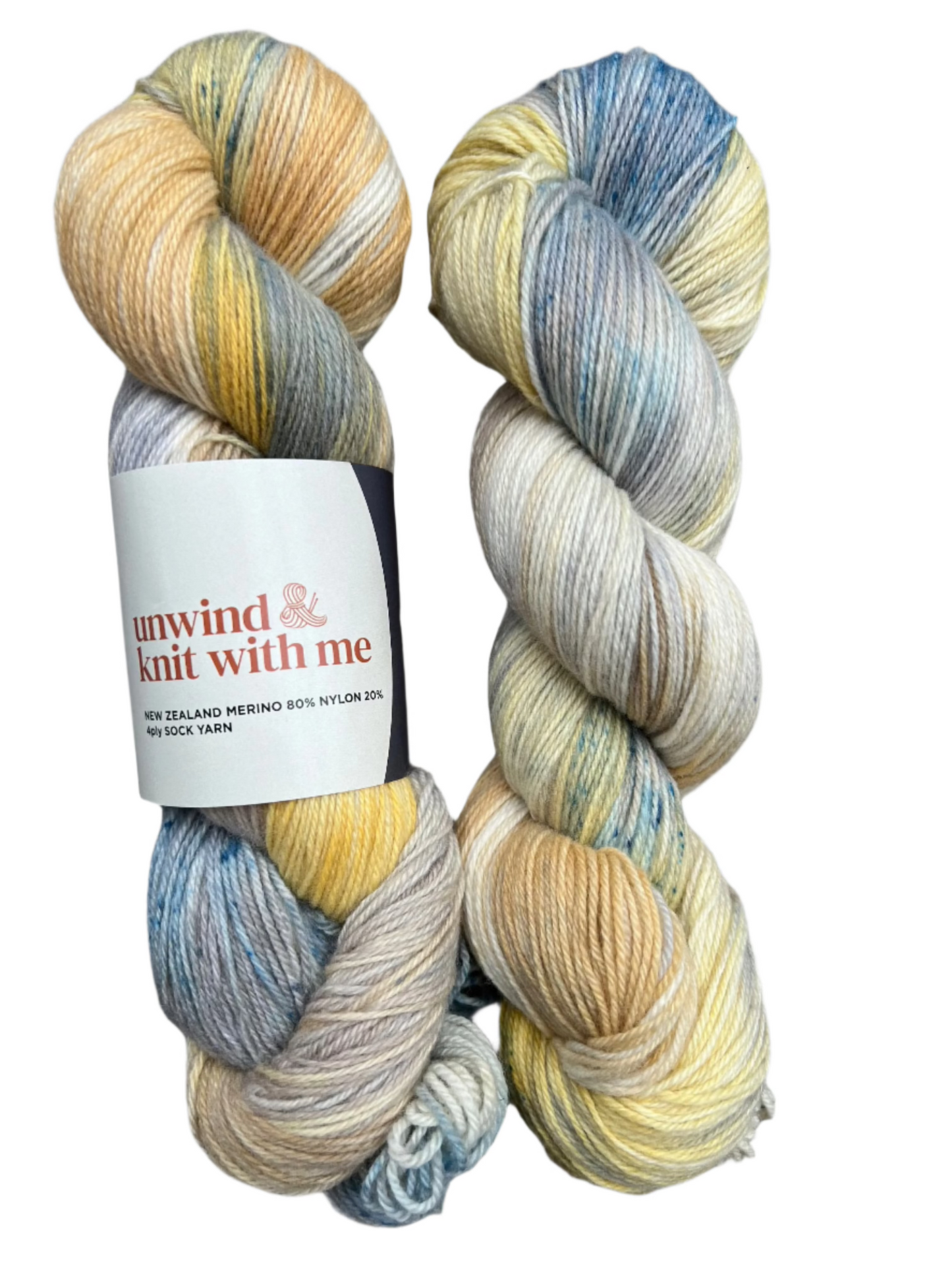 NEW ZEALAND 100% MERINO  High Twist - 4 ply fingering weight 100g 400 meters