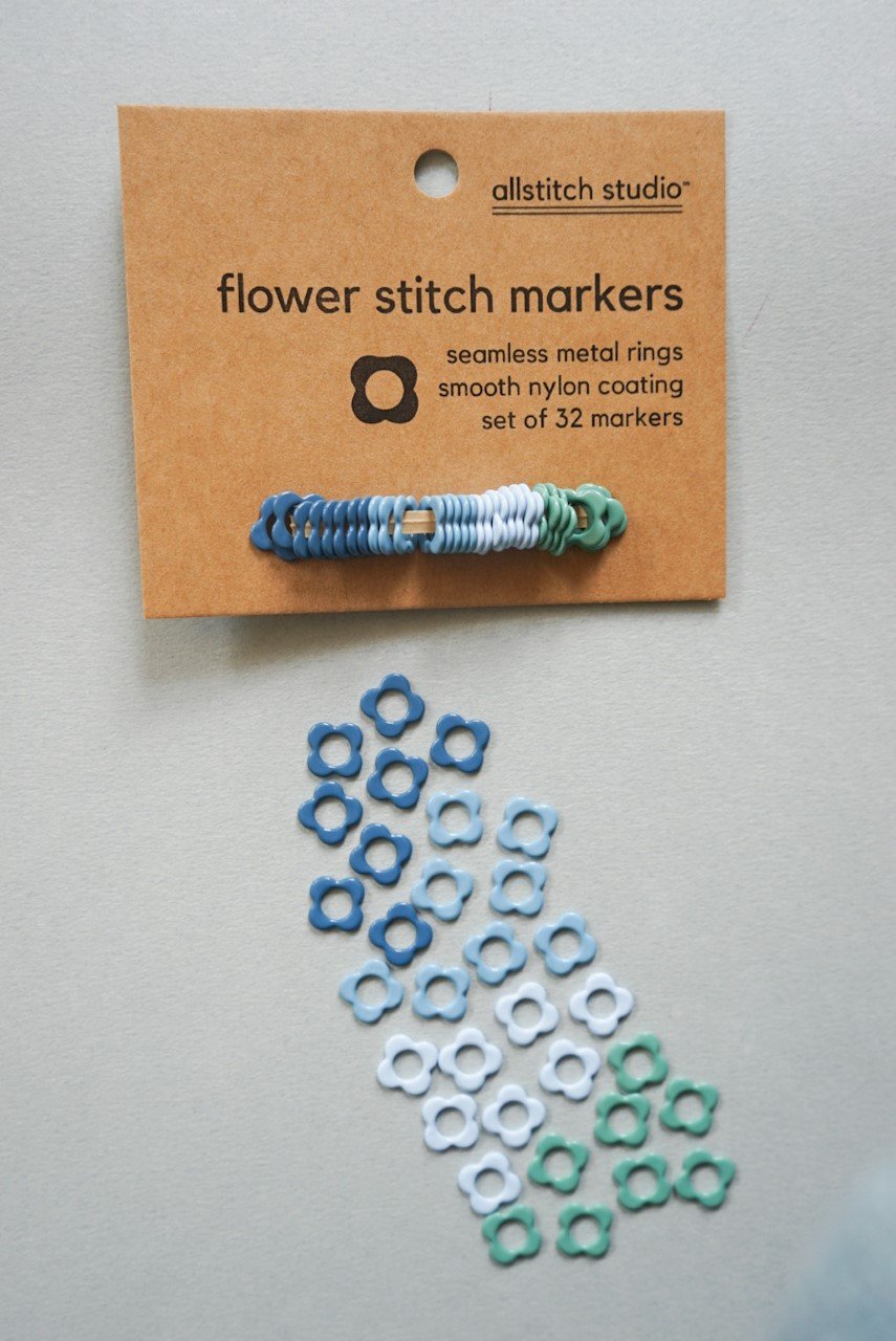 Allstitch Studio Stitch Markers - SMALL FLOWERS